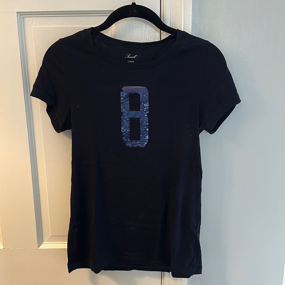 J.Crew Sequin Graphic Tee